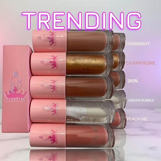 Hydrating Clear Vanilla scented Lip Gloss - DREAM BUBBLE (2nd Lip Gloss from bottom)